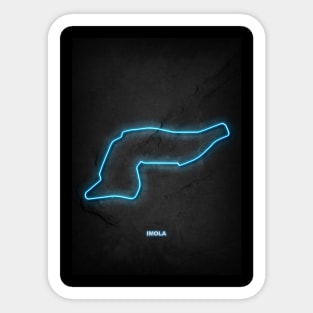 Imola Circuit Neon Sticker